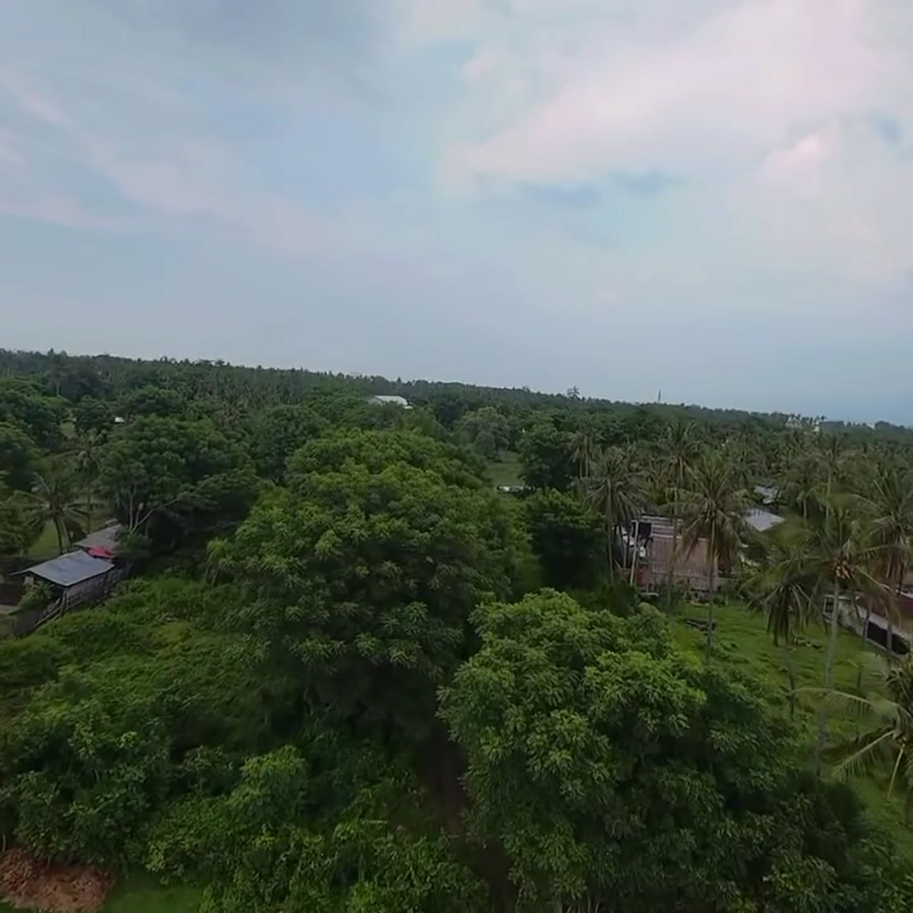 Gili Islands aerial view